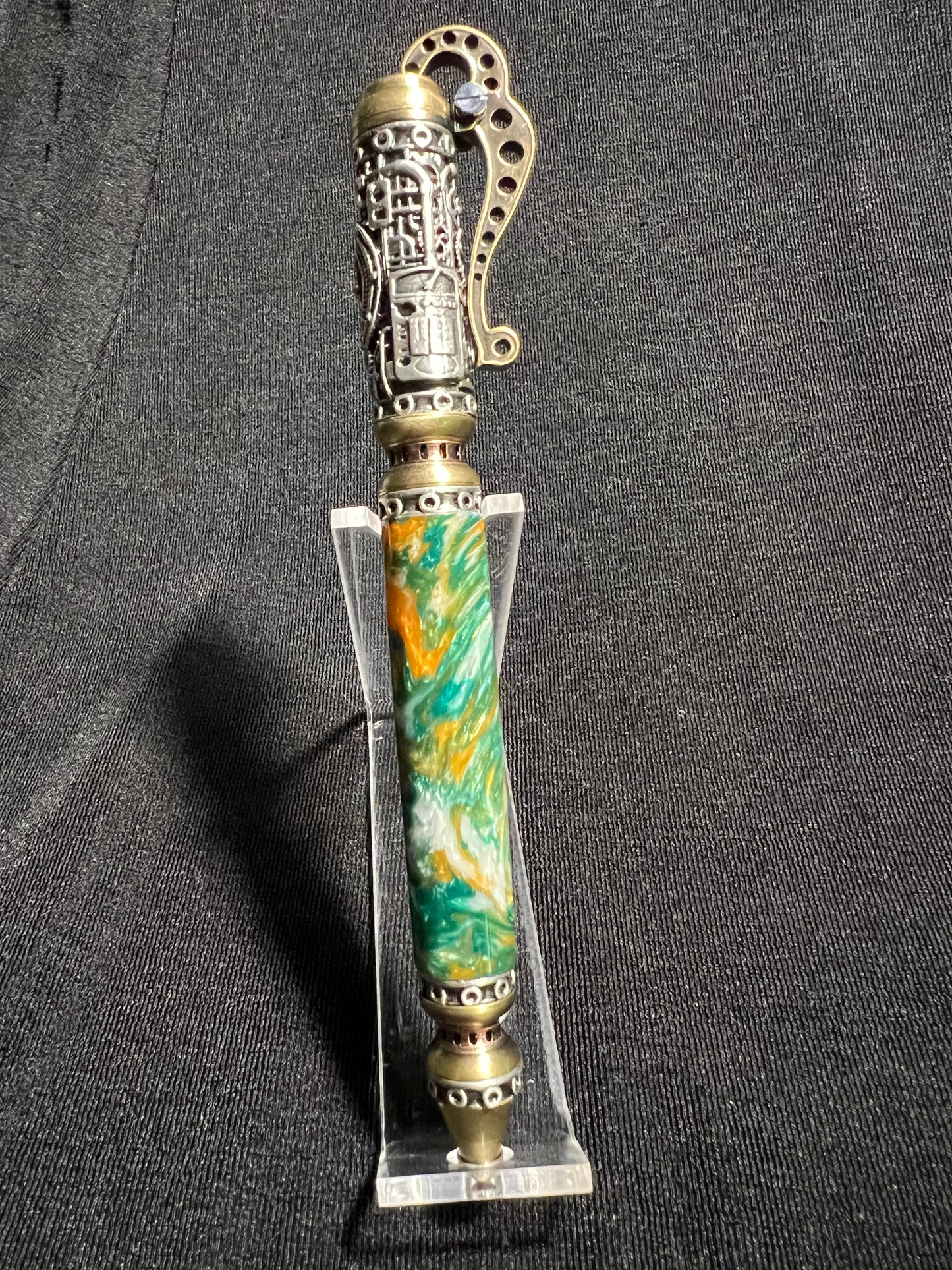 "Emerald Spring Steampunk" - Click Pen