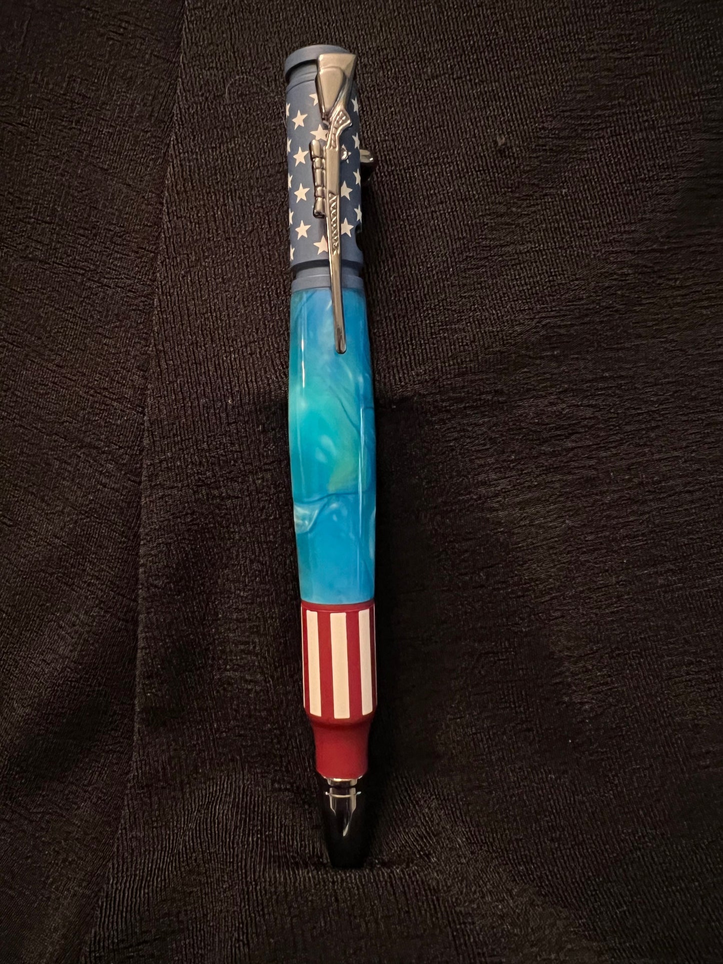 "Blue Skies of Freedom" - Bolt Action Pen