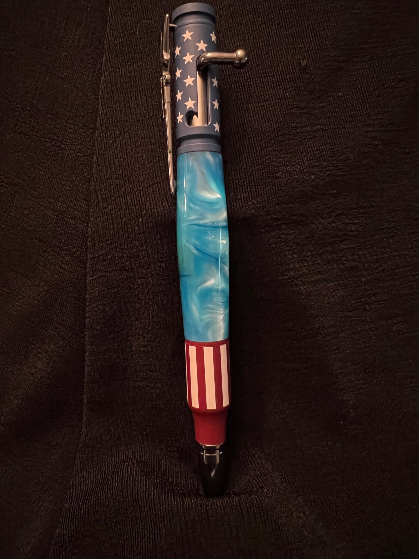 "Blue Skies of Freedom" - Bolt Action Pen